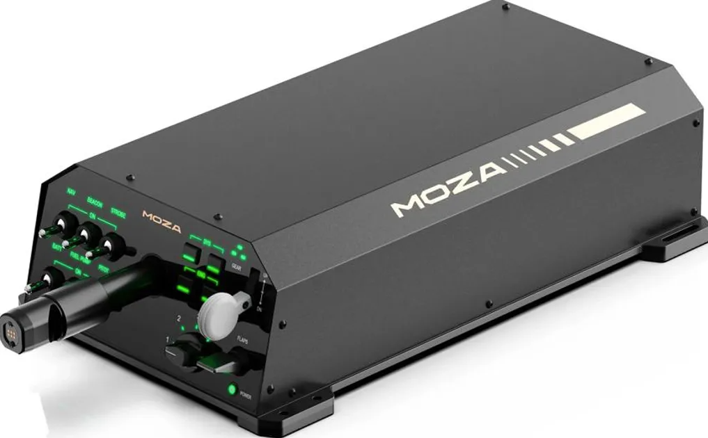 MOZA Racing AY210 Force Feedback Yoke Base – Direct-Drive Steuerhorn-Basis für PC
