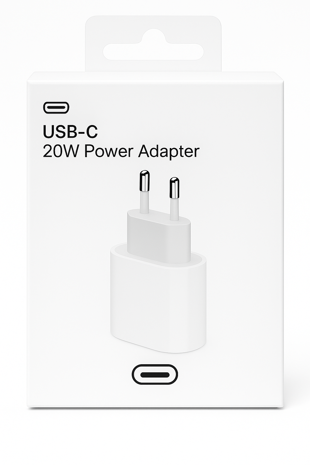 USB-C Ladegerät 20W Schnellladeadapter Power Delivery PD Netzteil Weiß