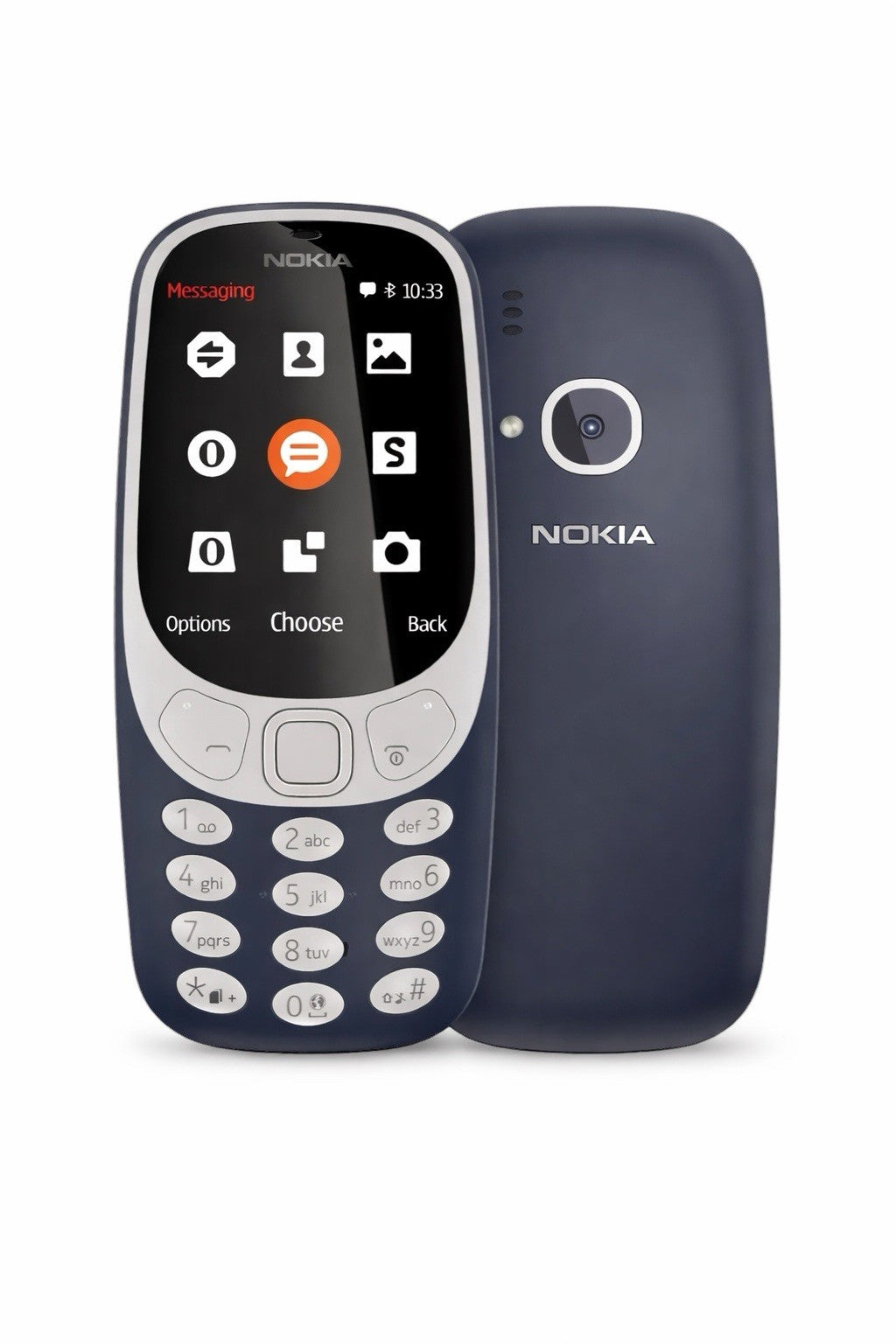 Nokia 3310 2G Unlocked Mobiltelefon 2,4 Zoll Farbdisplay 2MP Kamera dark blue