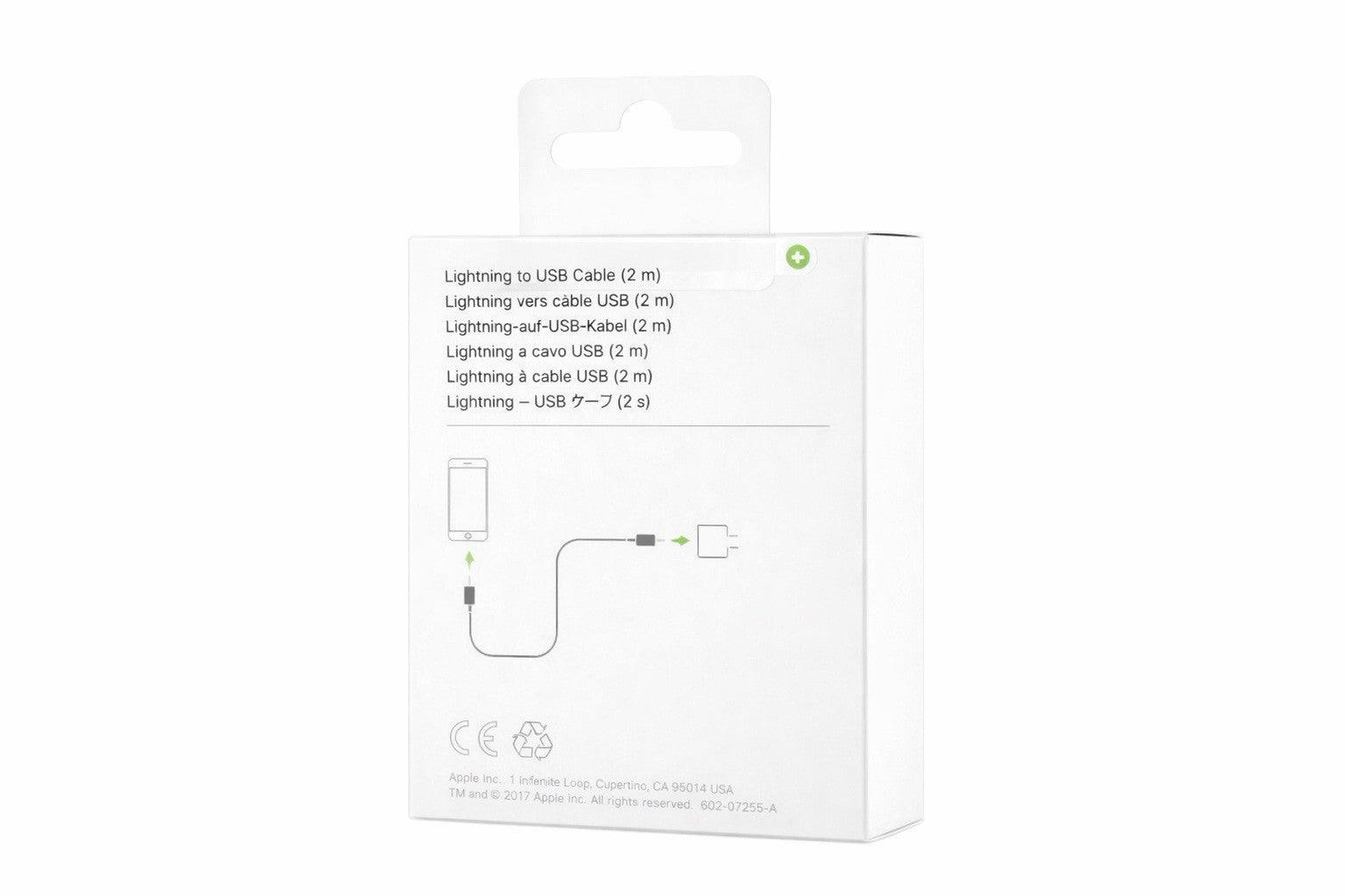 Apple Lightning Kabel MD819ZM/A iPhone X 11 12 13 14 Pro MAX - 2 Meter