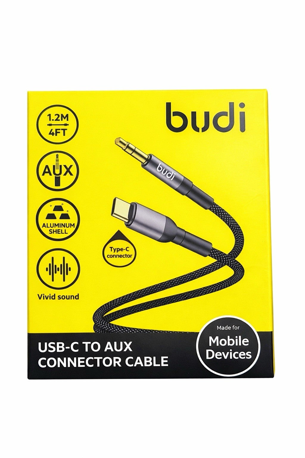USB-C auf Aux Kabel 1,2m - Typ C auf 3,5mm Klinge - Auto,Kopfhörer, Lautsprecher