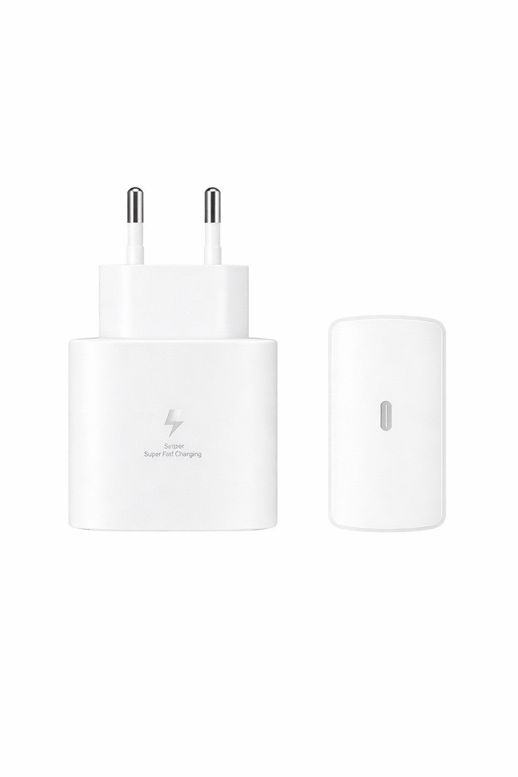 Original Samsung USB-C Netzstecker Schnellladeadapter Weiß Fast Charger 45 W