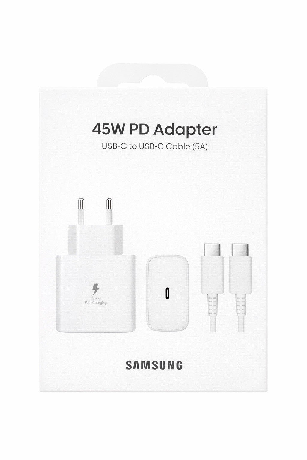 Samsung Weiss 45W Schnellladegerät USB C EP Kabel Für Galaxy S25 S24