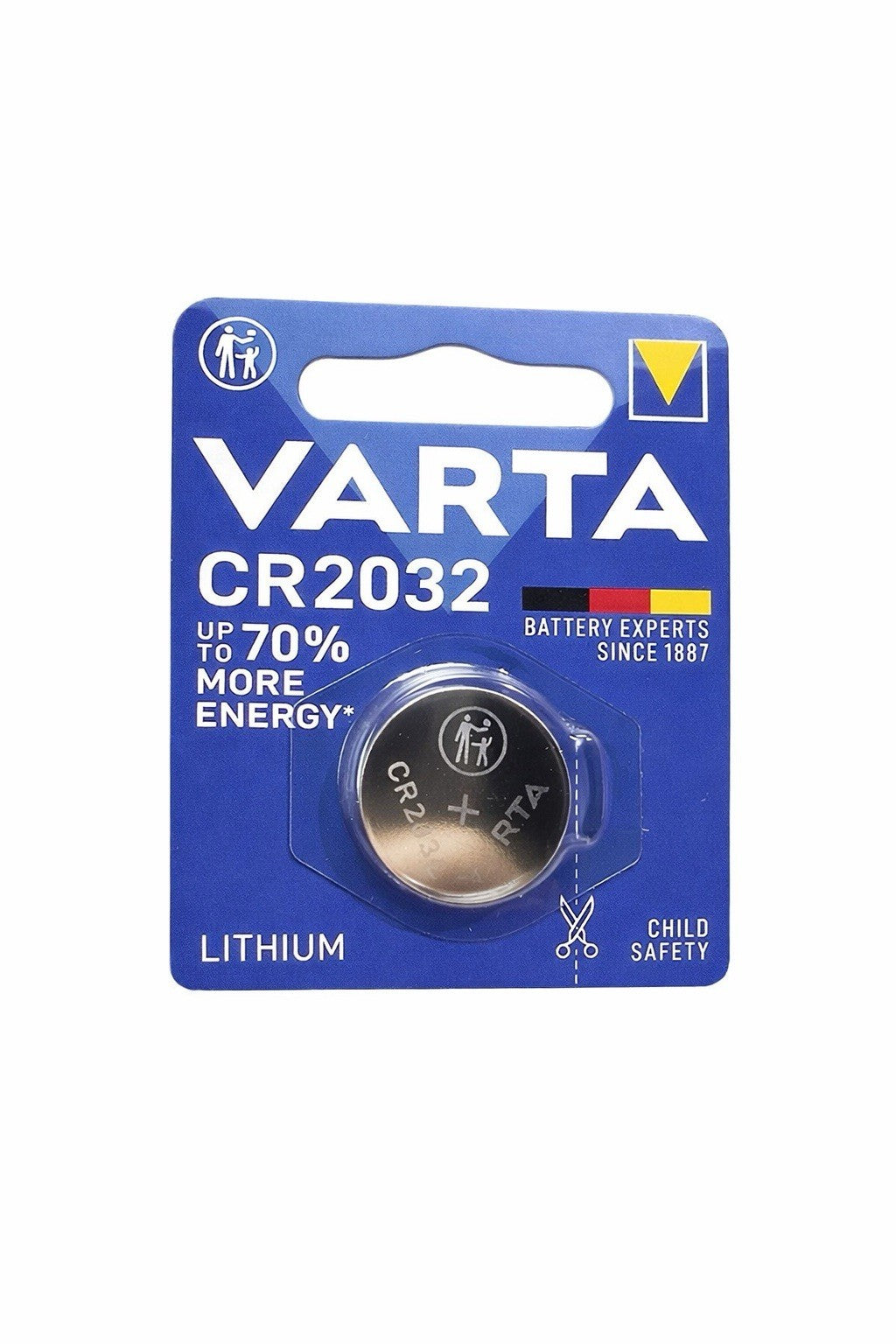 Varta Lithium Knopfzelle CR2032 Blister DL2032 230mAh 3V Batterie